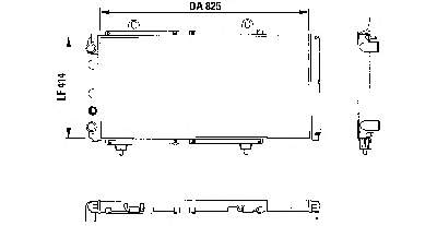 570108A2 Polcar Radiador de esfriamento de motor