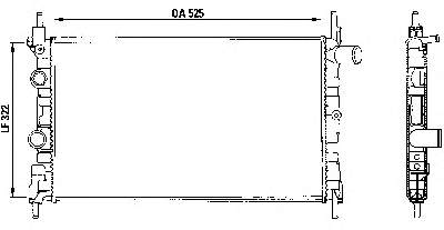 550508A2 Polcar Radiador de esfriamento de motor