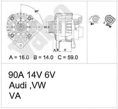 Gerador VAG 03D903025JX preço, a partir de 62,99 USD