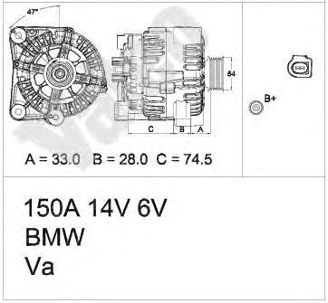 Gerador 437452 VALEO