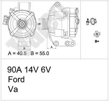 Gerador Ford 1229424 preço, a partir de 131,10 USD