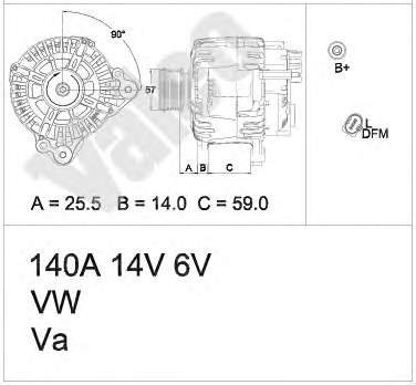 TG14C011 VAG Gerador