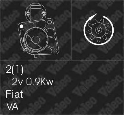 1726802 Ford Motor de arranco