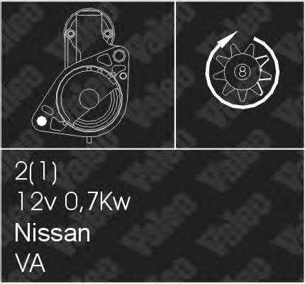 Motor de arranco Nissan/Infiniti D7E40 preço, a partir de 64,70 USD