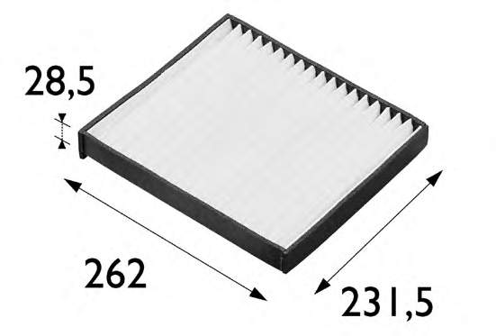 Filtro de salão Opel 93182436 preço, a partir de 10,64 USD