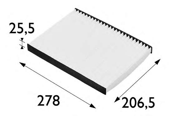 Filtro de salão 698679 VALEO