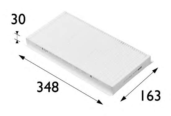Filtro de salão 698695 VALEO