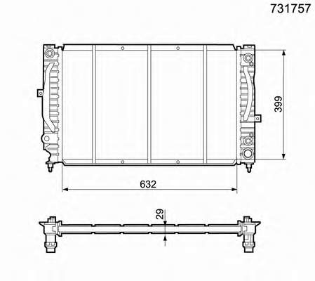Radiador de esfriamento de motor VAG 4Z7121251B preço, a partir de 98,10 USD