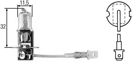 Compre 8GH002090251 HELLA Lâmpada halógena