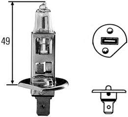 Compre 8GH002089251 HELLA Lâmpada halógena