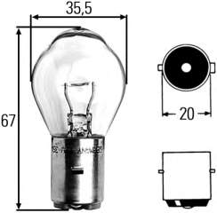 8GA002083131 HELLA Lâmpada