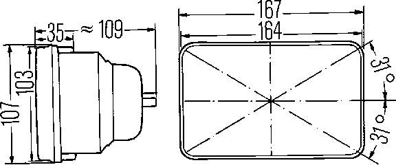 Compre 1KB003177061 HELLA Luzes de nevoeiro esquerdas/direitas