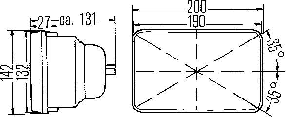 Compre 1AE003427021 HELLA Lâmpada-luz esquerda/direita
