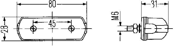 Compre Lanterna da luz de fundo de matrícula traseira Mercedes G 1