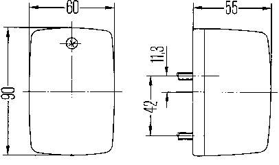 Posição (pisca-pisca) 2BA002652101 HELLA