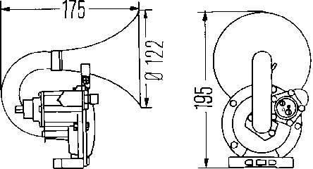 Compre 3PA004206031 HELLA Sinal sonoro (cláxon)