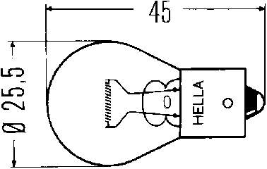 Compre 8GA002073121 HELLA Lâmpada