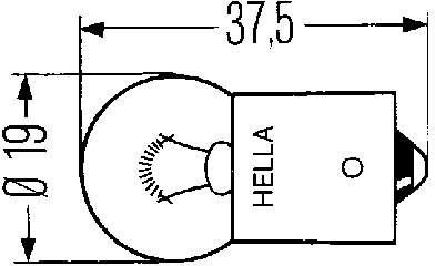 Compre 8GA002071123 HELLA Lâmpada