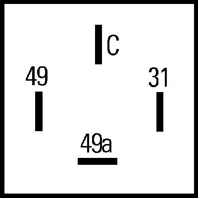 14371041 Volvo Relê de pisca-pisca