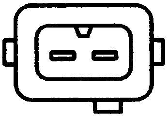 Sensor de temperatura do fluido de esfriamento Nissan Terrano 1 WD21