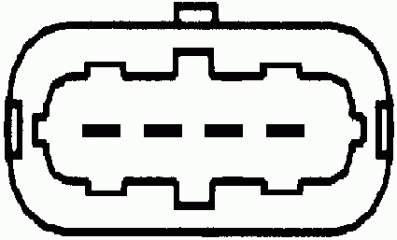 0836583 Opel Sensor de fluxo (consumo) de ar, medidor de consumo M.A.F. - (Mass Airflow)