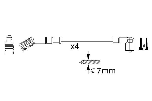 Fios de alta voltagem, kit Beru ZEF786 preço, a partir de 34,23 USD