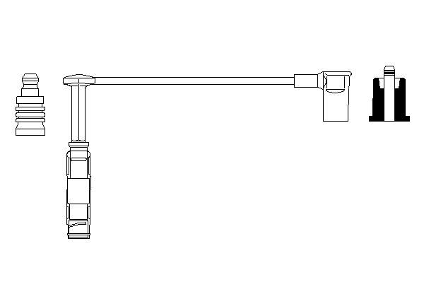 M114A Beru Fios de alta voltagem, kit