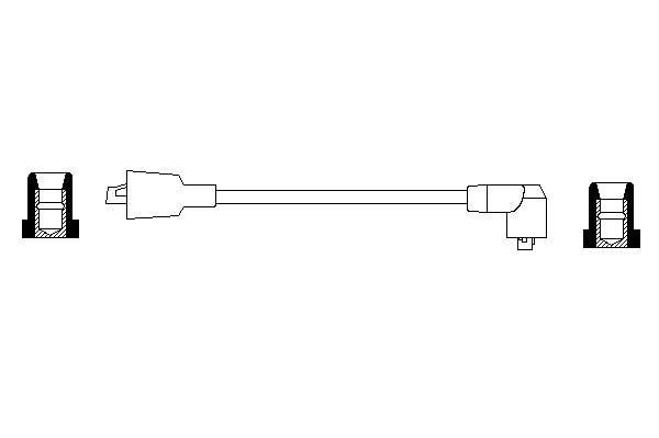 Compre 2717 NGK Fios de alta voltagem, kit