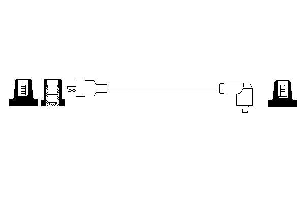 Fios de alta voltagem, kit NGK 812 preço, a partir de 32,26 USD