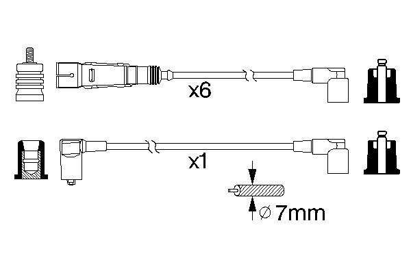 Compre CLS208 Champion Fios de alta voltagem, kit