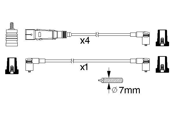 Compre 883048 ERA Fios de alta voltagem, kit