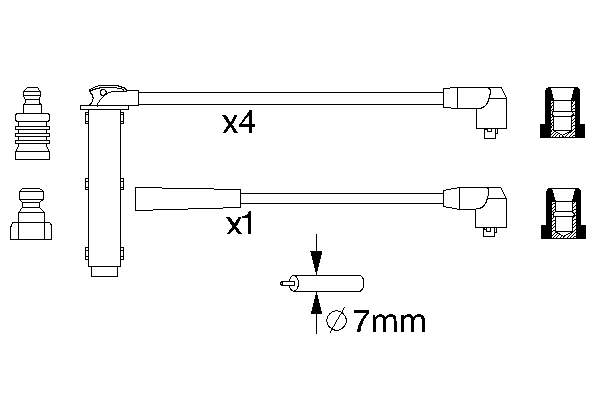 Compre 85765 FAE Fios de alta voltagem, kit