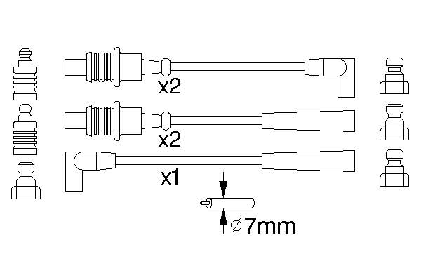 Compre 83320 FAE Fios de alta voltagem, kit