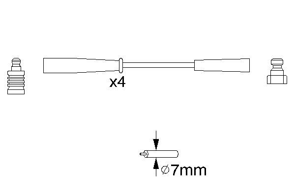 Compre 85485 FAE Fios de alta voltagem, kit