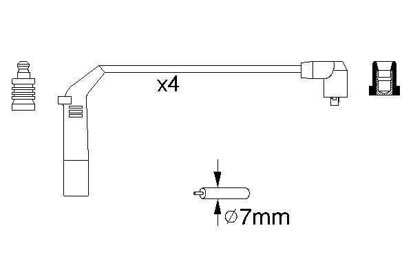 Compre 85391 FAE Fios de alta voltagem, kit
