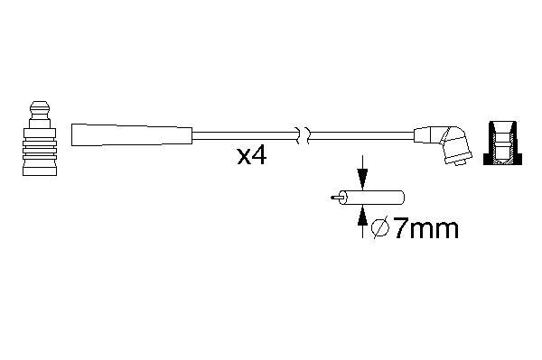 Fios de alta voltagem, kit Mazda B33G18140B preço, a partir de 27,16 USD