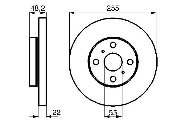 Compre 0986478578 Bosch Disco do freio dianteiro