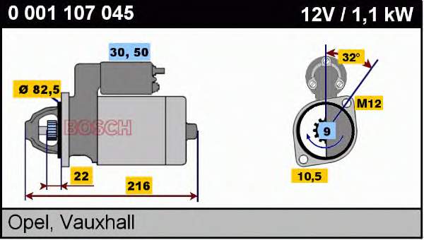 Compre 0986017920 Bosch Motor de arranco