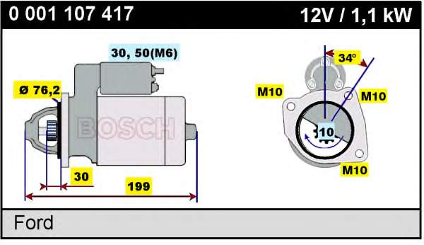 Motor de arranco Volvo 36001650 preço, a partir de 90,10 USD