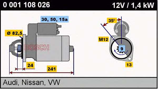 71110010 Profit Motor de arranco