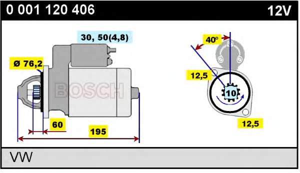 3042 Cevam Motor de arranco