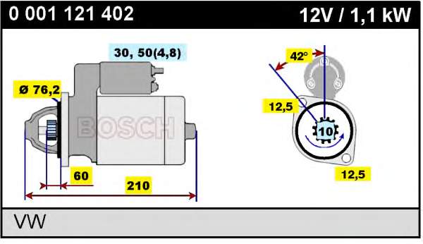 Motor de arranco VAG 02M911021BX preço, a partir de 58,58 USD