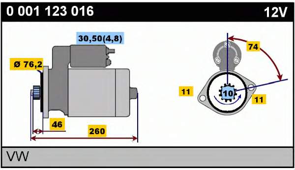 3041 Cevam Motor de arranco