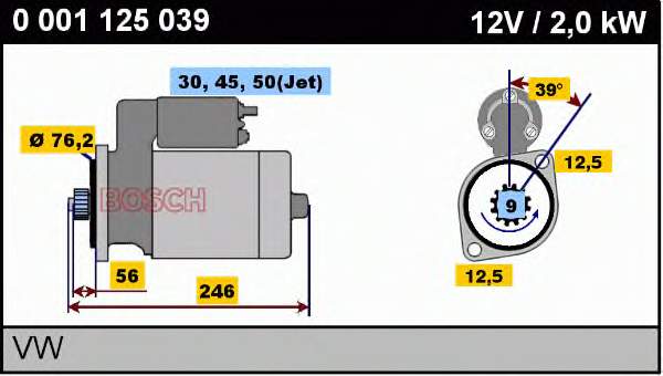 Motor de arranco VAG 02A911024E preço, a partir de 76,62 USD