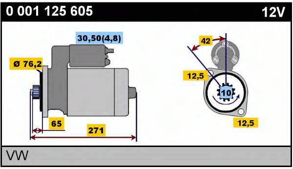 MS38 Mahle Original Motor de arranco