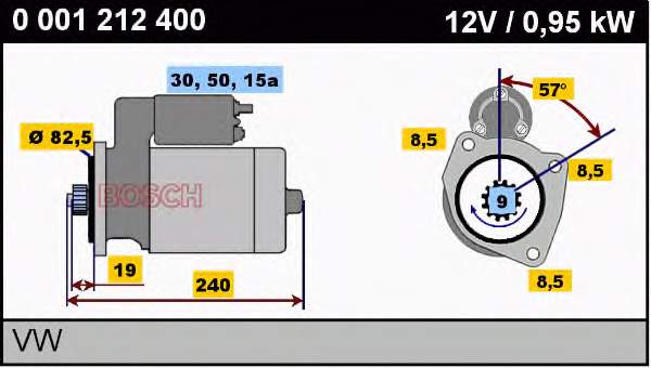 Motor de arranco VAG 27911023 preço, a partir de 120,80 USD