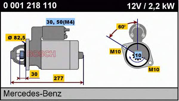 Motor de arranco MS127 Mahle Original