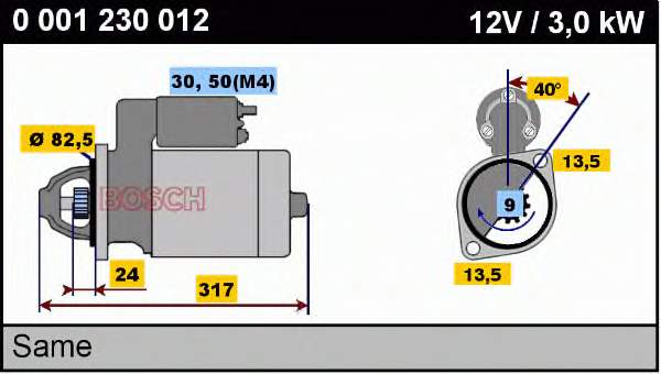 111001 Cargo Motor de arranco