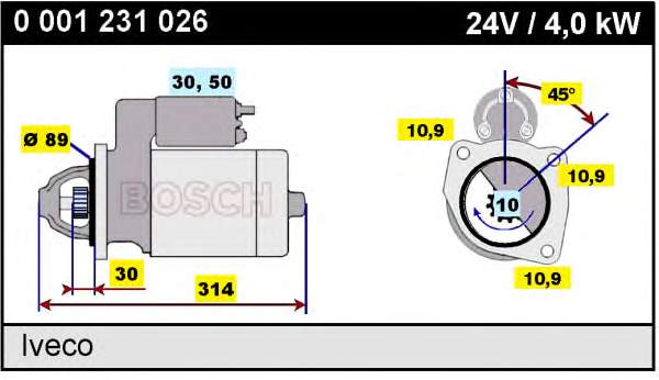 Compre MS239 Mahle Original Motor de arranco