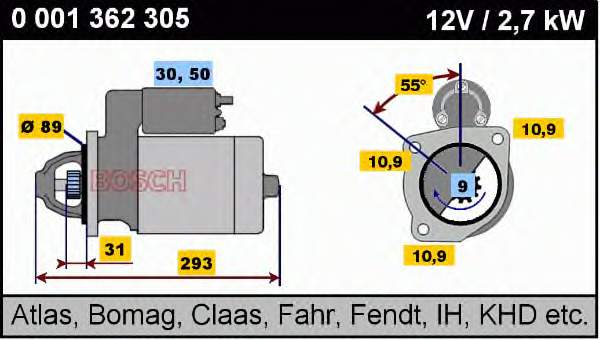 116312 Cargo Motor de arranco